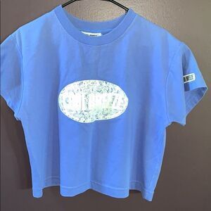 Vintage 90’s Cool Breeze Oversized Crop Top Tee Shirt L